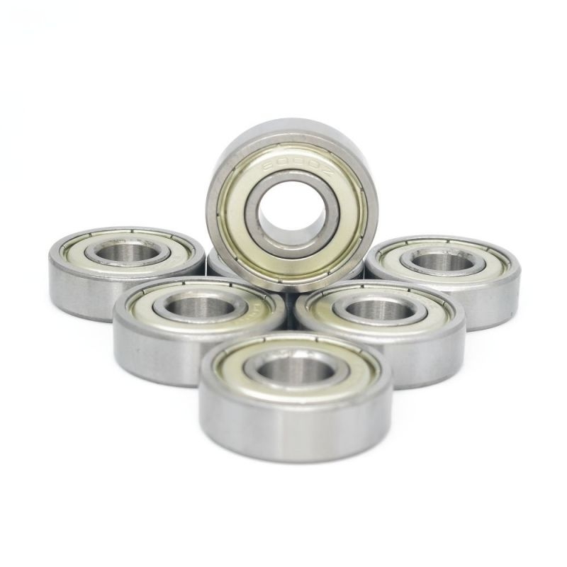 6000zz Grasa Lubrication Double Iron Sealed Deep Groove Ball Bearing