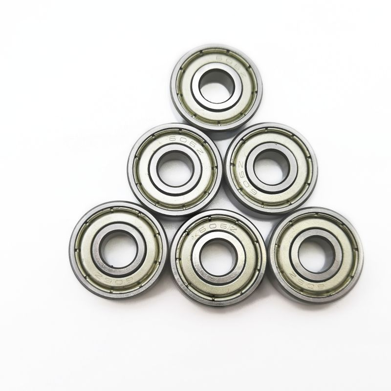 606Z Double Iron Sealed Deep Groove Ball Bearing Para sa Mga Appliances