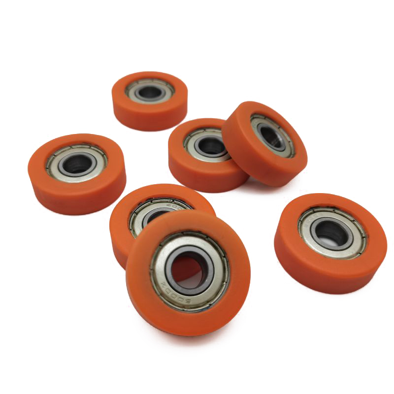 PU600036-11 6000zz Orange Single Row Pu Deep Groove Ball Bearings